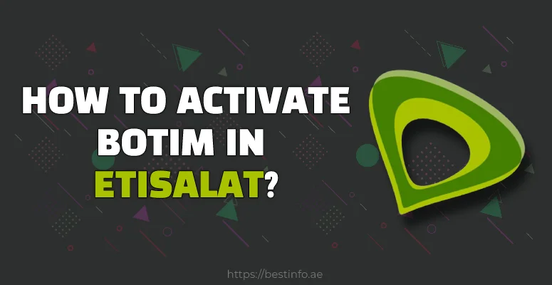 How to Activate Botim in Etisalat
