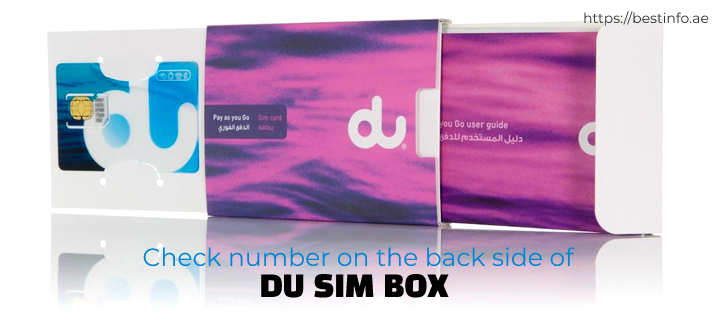 DU Sim Card Box