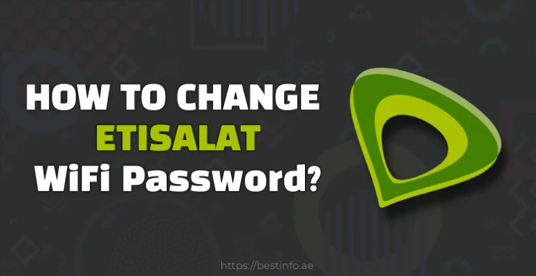 How To Change Etisalat Wifi Password?