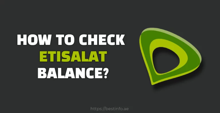 How To Check Etisalat Balance?